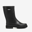 エーグル AIGLE ミッドレインラバーブーツ (ブラック)
