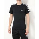 アディダス adidas メンズ フィットネス 半袖コンプレッションインナー MTF3STシャツ HD3525 (ブラック)