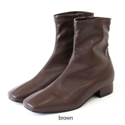 リーカ RiiiKa ストレッチショートブーツ （brown）