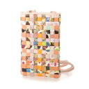 ツモリチサト キャリー tsumori chisato CARRY エポネコメッシュ スマホポシェット スマホケース 縦型 軽量 ショルダー カード入れ付き (...