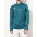 ティゴラ TIGORA メンズ ゴルフ 長袖シャツ M蓄熱保温ボタンダウンシャツ TR-1L1532B （ブルー）