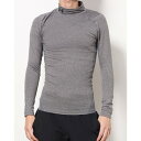 アンダーアーマー UNDER ARMOUR メンズ フィットネス 長袖コンプレッションインナー UA CG ARMOUR COMP MOCK 1366072 （グレー）