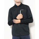 オークリー OAKLEY メンズ ゴルフ 長袖シャツ OAKLEY SCALY JQ LS SHIRT FOA404244 (ブラック)