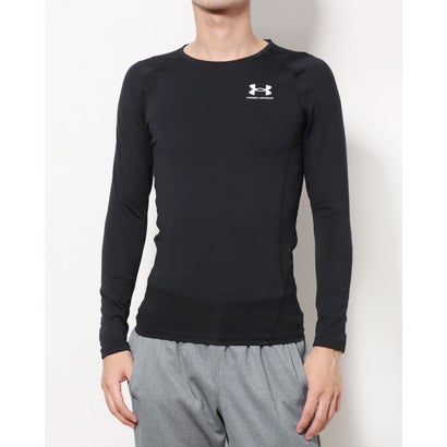 アンダーアーマー UNDER ARMOUR メンズ フィットネス 長袖コンプレッションインナー UA COLDGEAR ARMOUR CREW SHIRT 1375528 （ブラック）