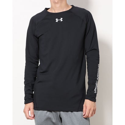 アンダーアーマー UNDER ARMOUR メンズ長袖コンプレッションインナーUA COLDGEAR EMPOWERED FITTED LONG SLEEVE SHIRT 1375913 （ブラック）