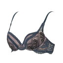 アモスタイル バイ トリンプ AMOSTYLE BY Triumph エアリーフィールブラ エレガント エッジ 1404 B-Dカップ (ブルー)(4)