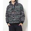 ティゴラ TIGORA メンズ 陸上/ランニング ウェア 総柄裏毛プルパーカー TR-9P1652PK (ブラック)