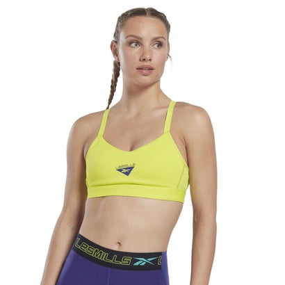 レズミルズR ストラッピー スポーツ ブラ / Les MillsR Lux Strappy Sports Bra（アシッドイエロー）