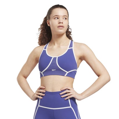 ラックス レーサー カラーブロック パデッドブラ / Lux Racer Colorblocked Padded Bra（purple）