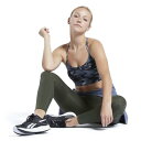 ラックス スキニー ストラップ カモ プリント スポーツ ブラ / Lux Skinny Strap Camo Print Sports Bra(ブラック)