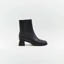 GRACE LEATHER BOOTS （BLACK）