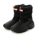 ハンター HUNTER 【レディース】ワンダラーショートシェルパスノーブーツ (BLACK)