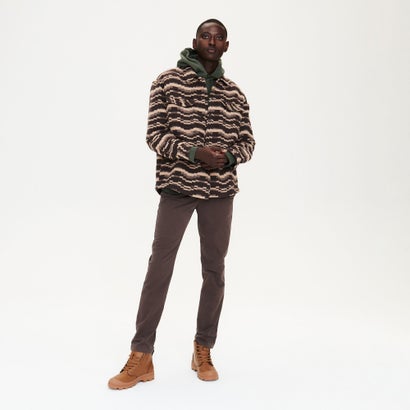 エーグル AIGLE ロングスリーブシャツジャガード (ブラウン)