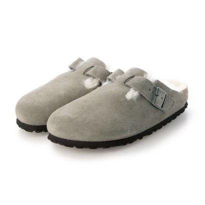 ビルケンシュトック BIRKENSTOCK Boston Shearling Suede 【ナロー幅】 ユニセックス （ストーンコイン）