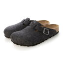 ビルケンシュトック BIRKENSTOCK Boston Wooly home 【レギュラー幅】 ユニセックス （アンスラサイト）