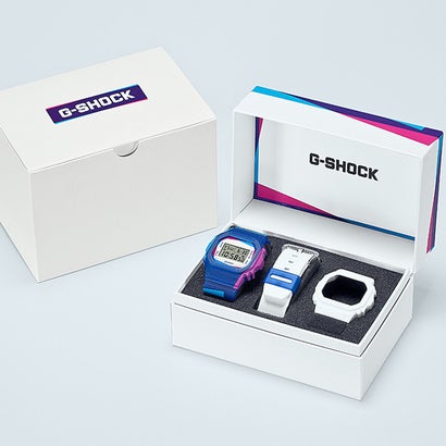 【替えバンド付き】DWE-5600PR-2JR / Gショック (ブルー)