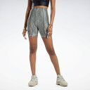カーディ・B ハイウエスト レギング ショーツ / Cardi B High-Waisted Legging Shorts (beige)