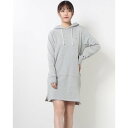 チャンピオン Champion レディース ワンピース HOODED SWEATSHIRT_ CW-U109 （グレー）