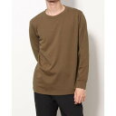 ティゴラ TIGORA メンズ 長袖Tシャツ ソフトタッチ長袖Tシャツ TR-9C1802TL (ブラウン)