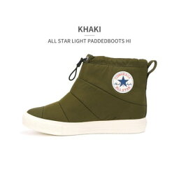 コンバース CONVERSE レディース ブーツ スノーブーツ ALL STAR LIGHT PADDEDBOOTS HI (カーキ)