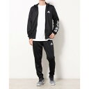 アディダス adidas メンズ ジャージ上下セット GK9654 (ブラック)