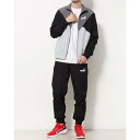 プーマ PUMA メンズ ウインド上下セット ウーブン トラックスーツ_ 672503 (ブラック)