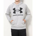 アンダーアーマー UNDER ARMOUR メンズ スウェットパーカー UA RIVAL FLEECE BIG LOGO HD 1357093 （グレー）