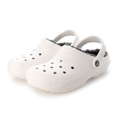 クロックス crocs Classic Lined Clog （WHITE GRAY）