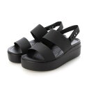 クロックス crocs Crocs Brooklyn Low Wedge （Blk/Blk）