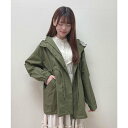 フィント 服 レディース フィント F i.n.t レース使いモッズコート （KHAKI）