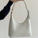 フォースメント Forcement レザーミニハンドバッグ ミニショルダー(ホワイト)