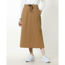 ティゴラ TIGORA レディース クロスパンツ ストレッチウーブンロングスカート TR-9C2842SK (ブラウン)