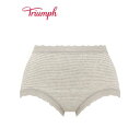 トリンプ Triumph SO NATURAL 7120 はきこみ深めショーツ M-L【返品不可商品】 (グレーボーダー)(4)