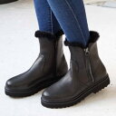 ミネトンカ MINNETONKA サイドジップショートブーツ (BLACK SMOOTH)