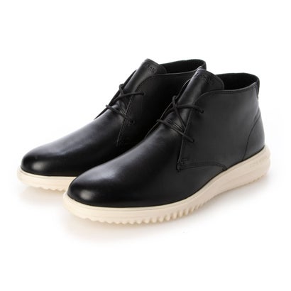 コール ハーン COLE HAAN グランドプラス チャッカ mens （ブラックスムーズレザー / アイボリー）