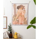 ジュビリー Jubilee アルフォンスミュシャ ファブリックポスター 壁掛け タペストリー (その他15)