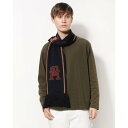 トミー ヒルフィガー TOMMY HILFIGER プレッピーフットボールマフラー （ネイビー）