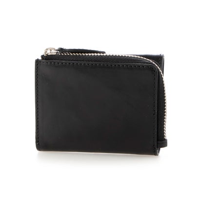 <ロングセラー>オティアス Otias オイルカウレザー三つ折り財布 (BK)