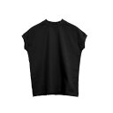 アクアガレージ aquagarage トップス Tシャツ 綿100% (ブラック)