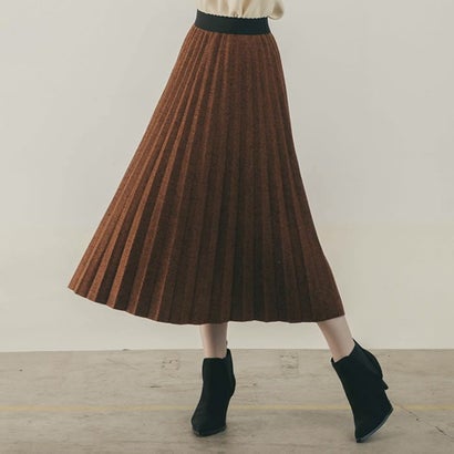 アクアガレージ aquagarage スカート ニットスカート （グレージュ）