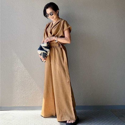 アクアガレージ aquagarage カシュクールオールインワン （キャメル）