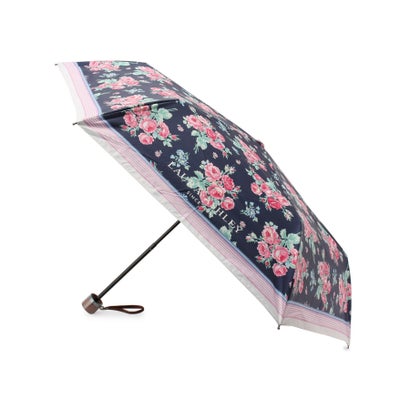ローラ アシュレイ LAURA ASHLEY バンチェッド ロージズ柄 折りたたみ傘 (ネイビー(193)) ローラ アシュレイ LAURA ASHLEY バンチェッド ロージズ柄 折りたたみ傘 (ネイビー(193))