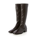 ファビーファビー FABBY FABBY. ストレッチロングブーツ (ブラウン)