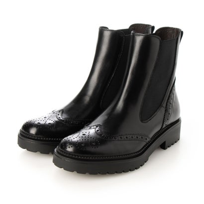 ボントレ BONTRE ウェスタン風サイドゴアブーツ （ブラック）