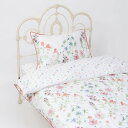 ローラ アシュレイ Laura Ashley ワイルドメドー柄 掛け布団カバー （オレンジ(167)）