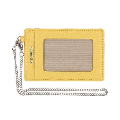 ル プレリーギンザ le prairies GINZA コモディティ パスケース（チェーン付き） （イエロー）