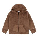 チャンピオン Champion ジュニア フリースジャケット チャンピオン フリースジャケット_Champion ZIP HOODED JACKET CK-W601 （ブラウン）