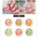 ショッピングゴー shoppinggo レホロラメミックス ネイルアート MIXホロ セルフジェル キラキラ ラメ マニキュア ポリッシュ ジェル プレゼント 爪 ネイル【返品不可商品】 (4)