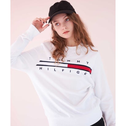 トミー ヒルフィガー TOMMY HILFIGER TINOフレンチテリースウェット （ホワイト）