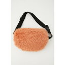 FAUX FUR WAIST BAG ORG